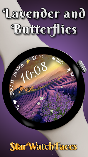 Lavender and Butterflies Screenshot 0