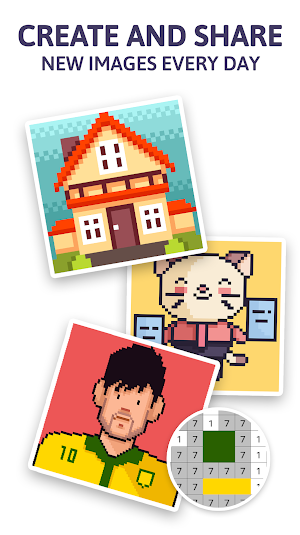 PixelBook: pixel art, draw and color by number Screenshot 1