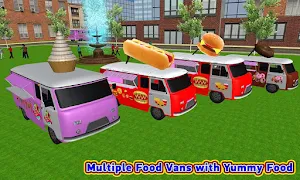 Food Truck Driving 2019: Ice Cream Factory Screenshot 0