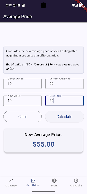 Finance Calculator Screenshot 2