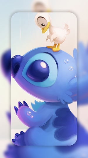 Cute Blue Koala HD Wallpaper Screenshot 0