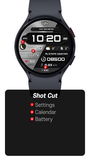 SamWatch Color Metal B Screenshot 2