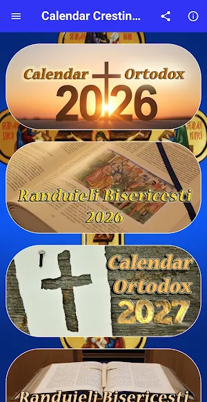 Calendar Crestin Ortodox Screenshot 1