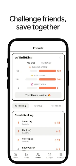 NoSpend - Save Money Challenge Screenshot 2