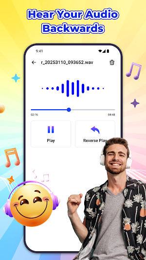 Reverse Audio: Voice Reverse Screenshot 1