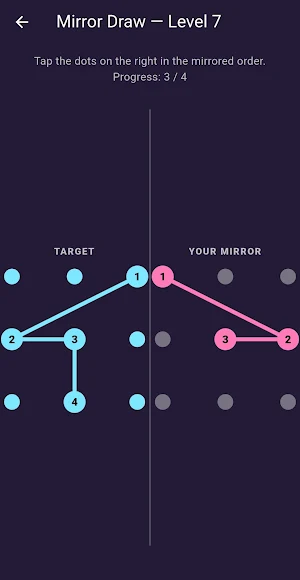 Mirror Draw - Brain Puzzle Screenshot 1
