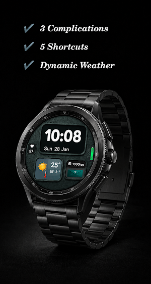 Big Time Weather watch face Screenshot 3