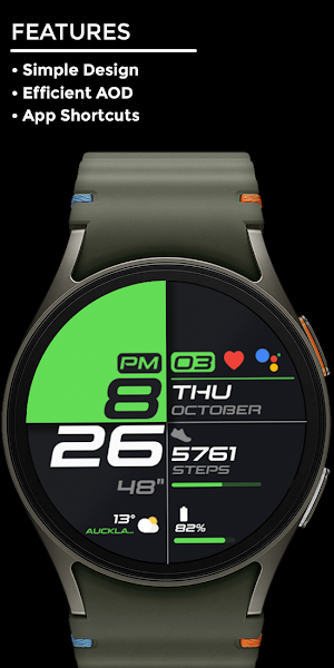 Night ver 38 - watch face Screenshot 1