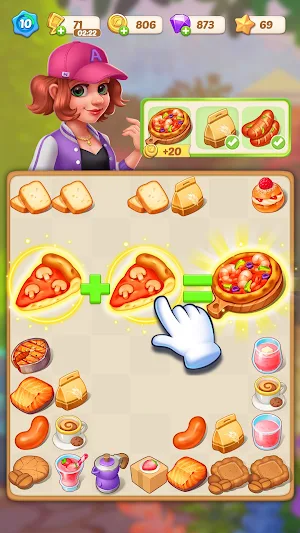 Happy Merge Cafe Screenshot 1