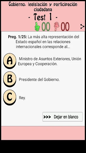 Examen nacionalidad española 2020 Screenshot 2