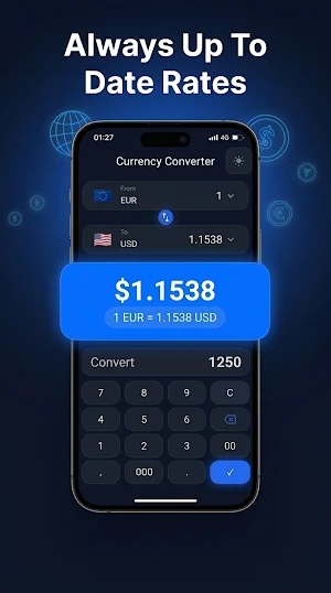 Worldwide Currency Converter Screenshot 1