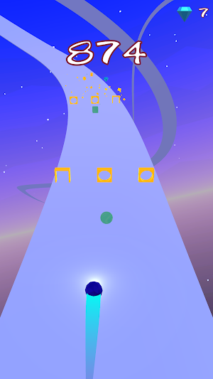 Neon Ball Race Screenshot 3