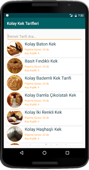 İnternetsiz Kek Tarifleri Screenshot 0