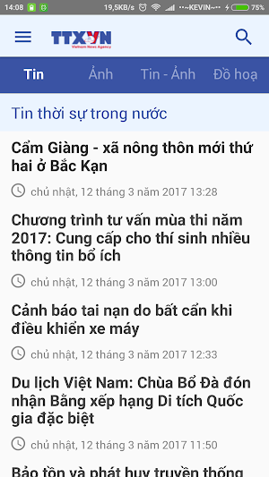 Tin TTXVN Screenshot 0