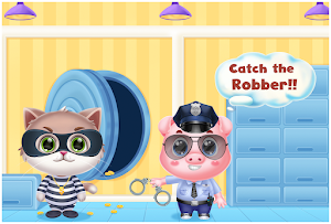 Kids police baby pig detective Screenshot 3