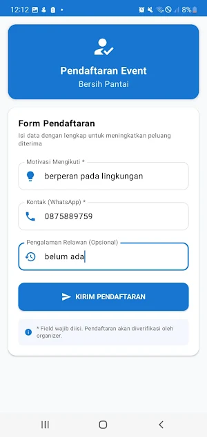 VolunteerHub Screenshot 3