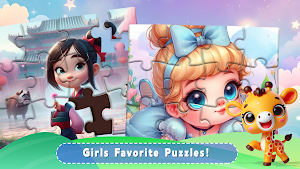 Girls Fun Puzzle: Girls Games Screenshot 0