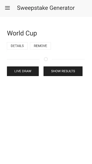 Sweepstake Generator Screenshot 2