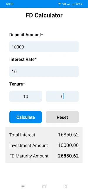 Loanvala - EMI Calculator Screenshot 3