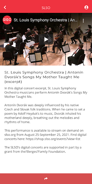 St. Louis Symphony Screenshot 1