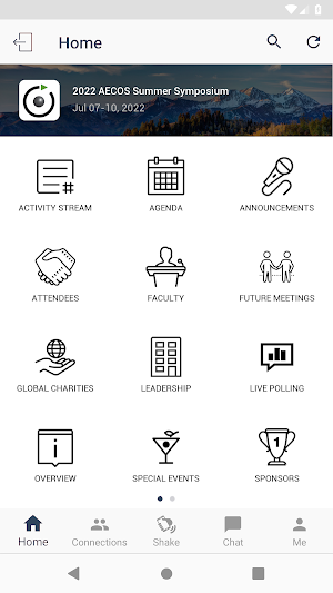 AECOS Meetings Screenshot 2