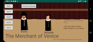 The Merchant of Venice by William Shakespeare Screenshot 0