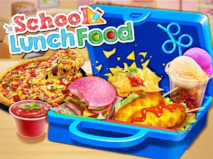 School Lunch Maker! Food Cooking Games Screenshot 0