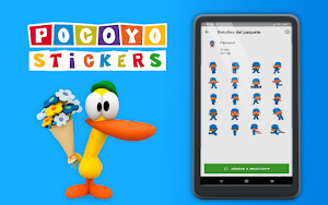 Pocoyo Stickers: Pegatinas para Whatsapp Screenshot 1