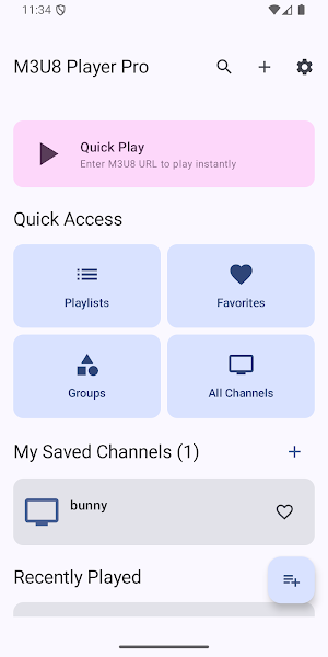 LiveStream Player Pro - M3U Screenshot 0