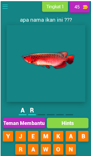 tebak gambar nama ikan Screenshot 0