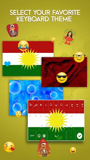 Kurdish Keyboard 2020 - Kurdish Language Keyboard Screenshot 1