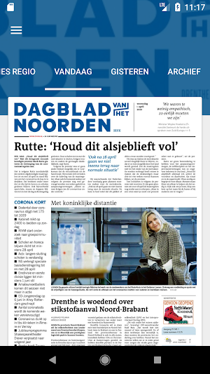DVHN digitale krant Screenshot 0