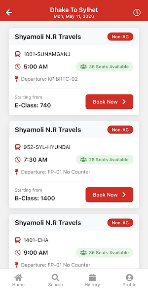 bdtickets counter app Screenshot 1