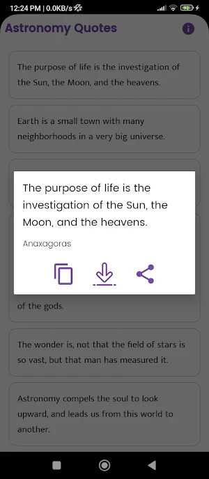 Astronomy Quotes and Sayings Screenshot 1