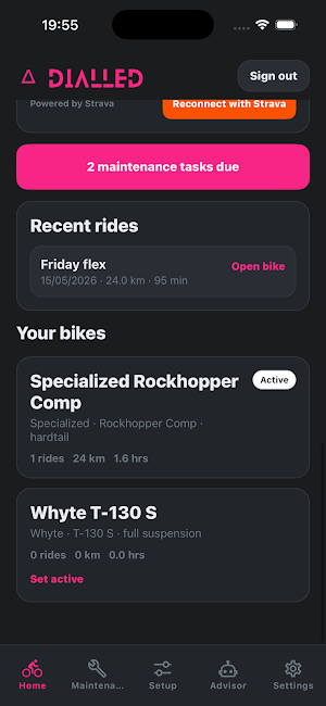 Dialled MTB Screenshot 2