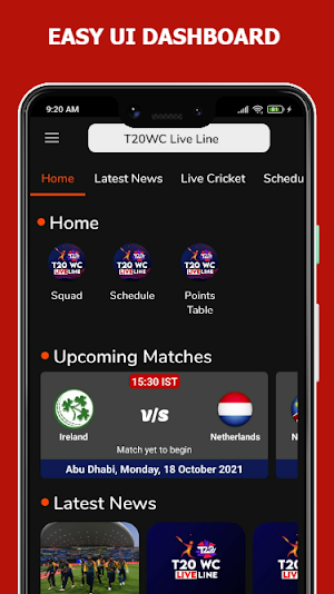 T20WC Live Line Screenshot 0