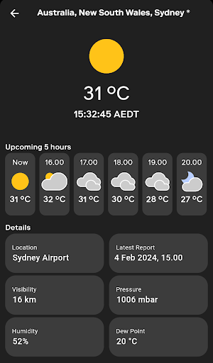 Weather App Screenshot 1