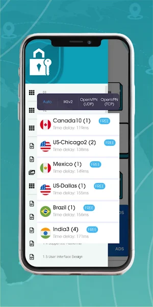 Surfsharks Secure VPN App Info Screenshot 1