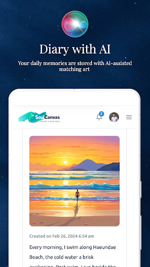 SoulCanvas - AI Art diary Screenshot 2