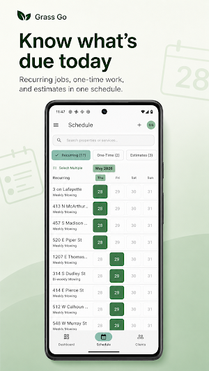 Grass Go: Lawn Care Schedule Screenshot 0