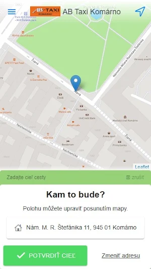AB-taxi Komárno Screenshot 3