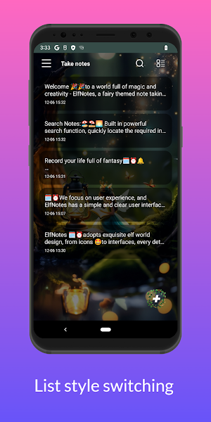 ElfNotes Screenshot 2