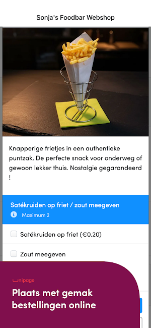 Sonja's Foodbar Screenshot 1