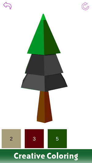 Poly Art 3D - Color by Number, 3D Coloring Puzzle Screenshot 3