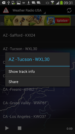 Weather Radio USA Screenshot 1