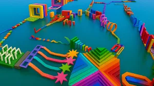 Funland Parkour Runner Game Screenshot 2