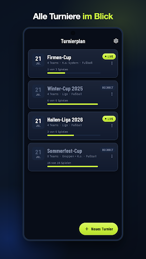 Turnierplan: Spielplan & Liga Screenshot 0