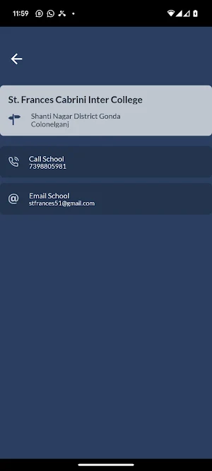 St. Frances Cabrini Parent App Screenshot 2