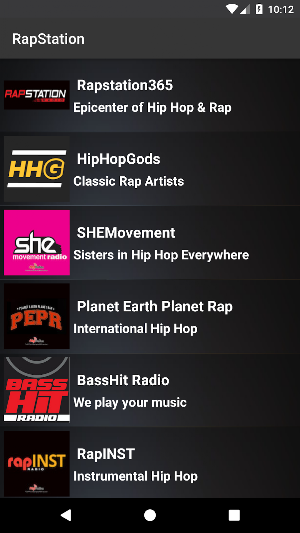 RAPSTATION NETWORK. Screenshot 1