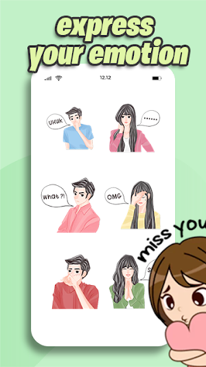Stickers Romantic For WhatsApp Screenshot 3